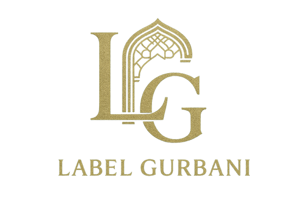 Label Gurbani monogram logo with LG initials
